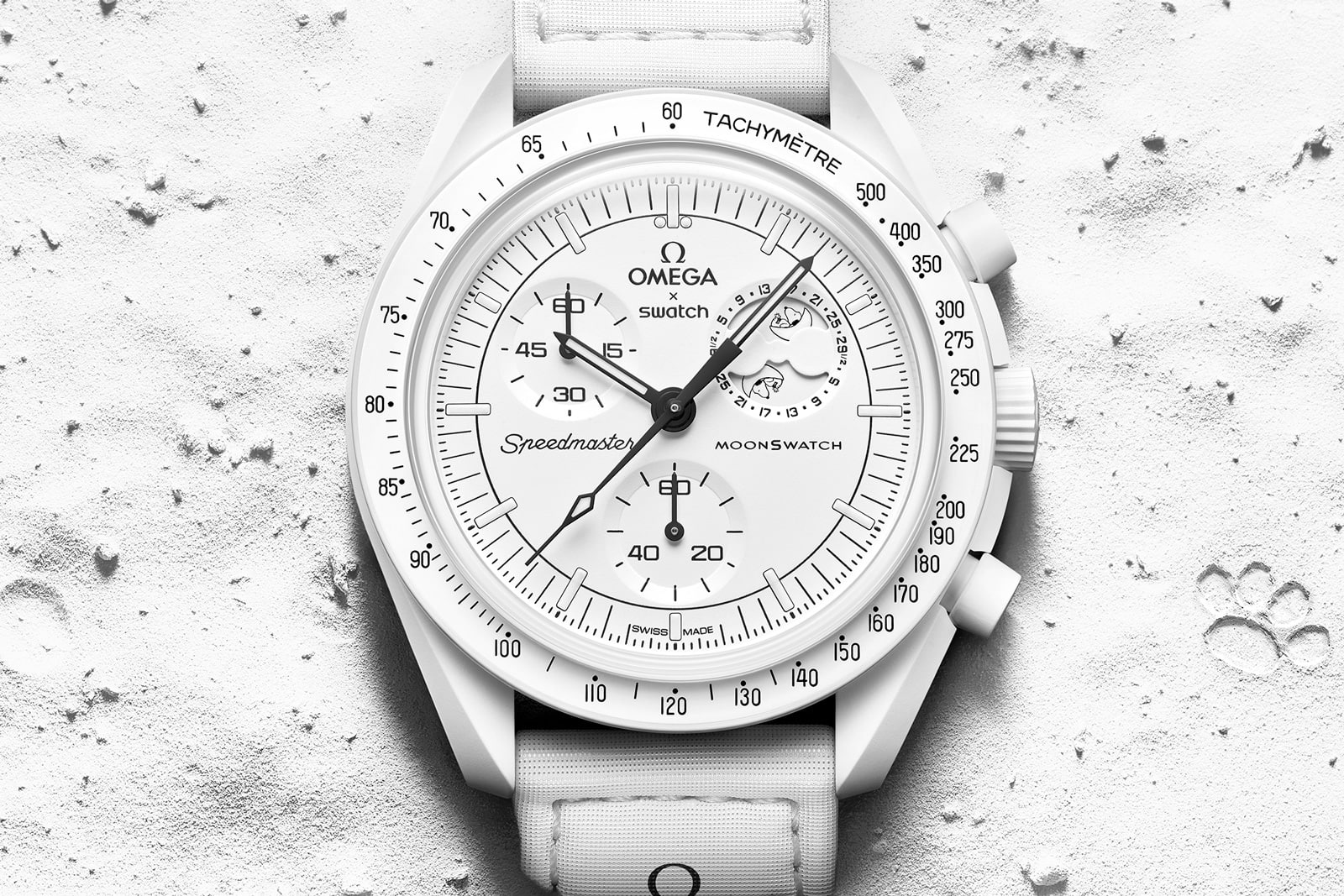 The Omega x Swatch 'Mission to the Moonphase'